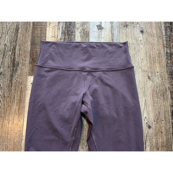 Lululemon Wunder Under Hi-Rise 7/8 Tight Full-On Luon 25" Black Cherry Size 10 - Picture 4 of 8